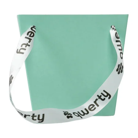 Пакет д/цветов "Призма" 16х16х15см с ручками мятный (Qwerty) *6