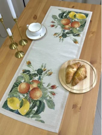 Дорожка на стол Апельсины и лимоны 44х140см 2413748