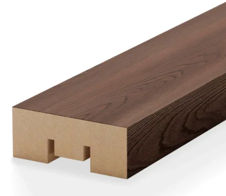 Интерьерная рейка МДФ Stella Бриона Light Орех Бразильский 16 40 2700  1 8