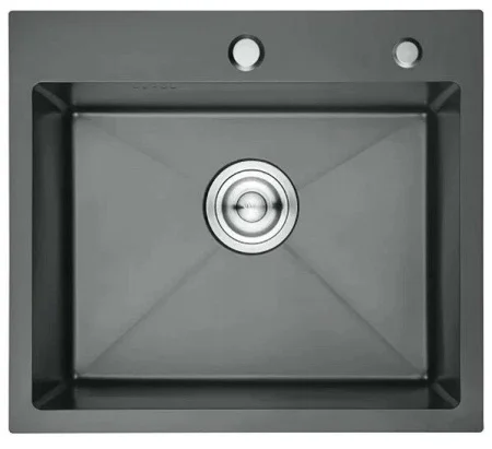 Мойка для кухни с сифоном Dikalan KN605008 нержавеющая сталь 500х600х220мм 