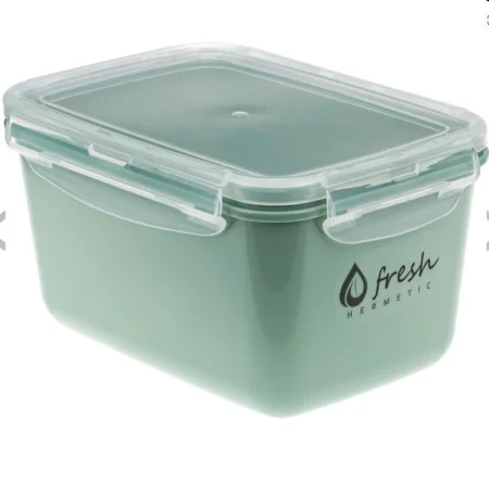 Емкость для продуктов ФРЕШ герметичная 0,7л М1421 (фисташковый)