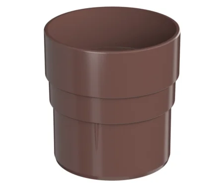 Муфта трубы ТН ОПТИМА D120/80мм коричневая 128224
