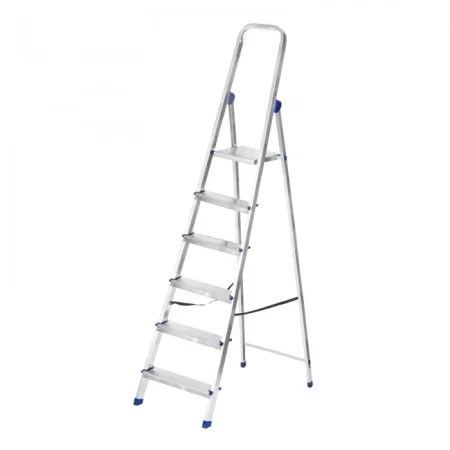 Стремянка 6 ступеней алюминиевая РемоКолор 63-0-006