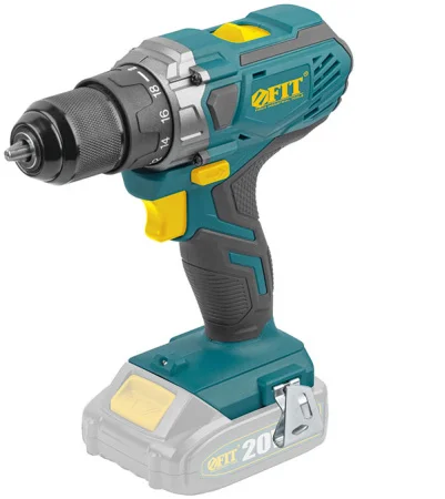 Дрель-шуруповерт акккум. Fit CD-S20LiW 20В, 0-400/1400 об/мин, 40Нм, 1,4кг, рез. накл., без АКБ, кор