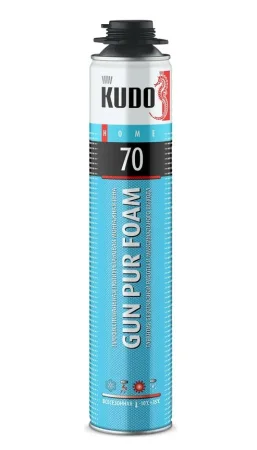 Пена полиуретановая монтажная профессиональная KUDO HOME 70 всесезонная KUPHP10U70  1 12