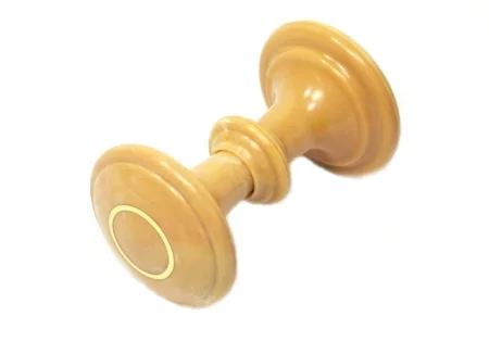 Ручка-стяжка пл.масса РДП-01-2 больш. с кольцом свет.дерево  5 25 100