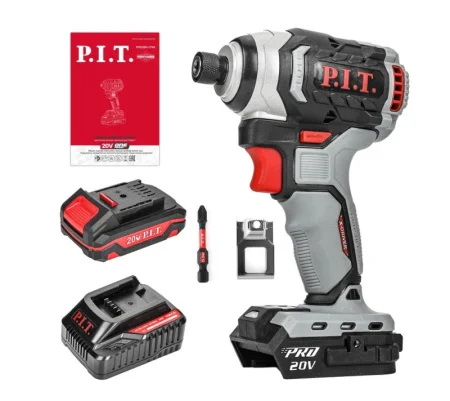 Винтоверт аккум. ударный P.I.T. PSD20H-170A/1 20В 170Нм 1х2Ач ЗУ 3300 об/мин бесщеточный двигатель 330746 *1