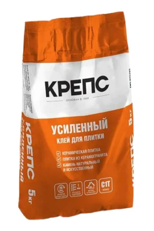Клей для плитки Крепс Усиленный 5кг