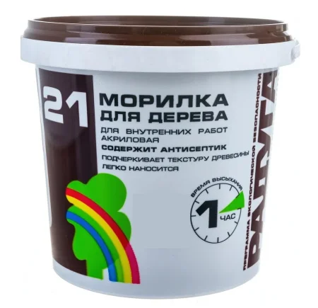 Морилка ВДАК  Радуга 21 махагон 0.5кг  1 8