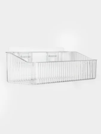 Полка настенная д/ванной комнаты прозрачная 10906547 *1