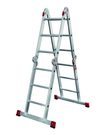 Лестница-трансформер 3 ступени 4 секции ширина 400мм алюминиевая Новая Высота NV 3320 3320403 *1