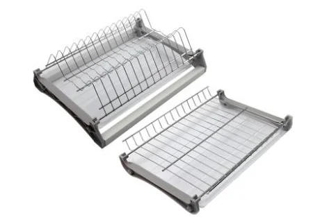 Сушка проволочная, 280x764x124 мм, двухуровневая, с алюминиевой рамкой, цвет - хром (SU 800(R)/Cr)