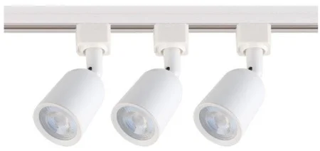 Светильник трековый + шинопровод 1м 8W(1800lm) 4200К алюм бел ULB-Q292 8W 4200К K WHITE (Volpe)  1 2
