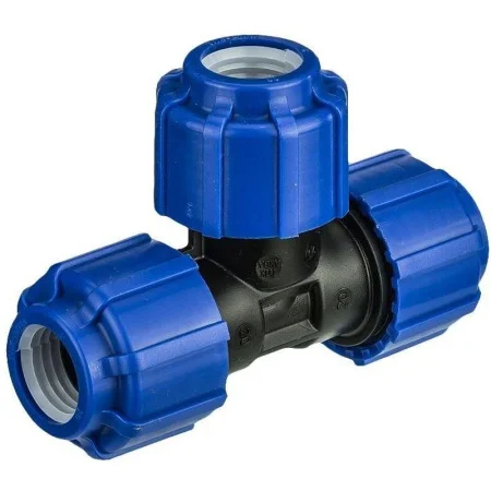 Тройник ПНД компрессионный 20-20-20 (80 20)