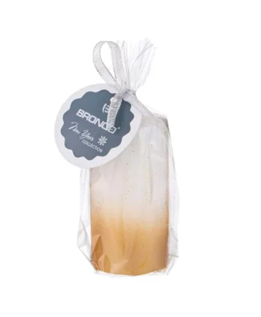 Свеча Bronco столбик золотая 10х5см 315-326 *1/50