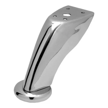 Опора мебельная 90мм ЧИБИС гнутая нерегулируемая М0063 хром