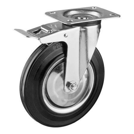 Опора колесная большегрузная 100мм поворотная ЧИБИС/SANBERG П8774