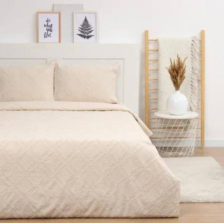 Постельное белье LoveLife евро Tufting Ромб 200х217см 230х240см 50х70см -2шт 100% п/э микрофибра 110г/м2 10323078