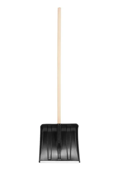 Лопата снегоуборочная Сибртех 61697 с черенком 380х360х1420мм