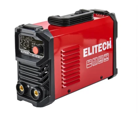 Сварочный инвертор ELITECH АИС220ЖК 220В 20-220А 7,9 кВт 1,6-6мм  1