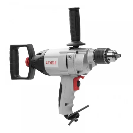 Ставр ДМ-16/1300 Дрель- миксер 1300 Вт, низкооборотистая, 0-550 об/мин, реверс, максимальный крутящи