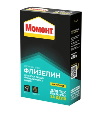 Клей обойный  Момент  Флизелин 470г 3000294 (Хенкель)