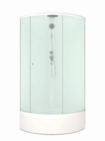 Душевая кабина "Simple" 99 mid V1.2 900х900х2180мм с крышей средний поддон DS01Sm99MWCl00-V1.2 (Domani-Spa) *1