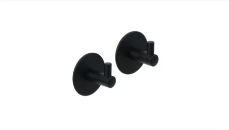Крючок Fixsen PRACTICA 3М FX-558A черный 2шт