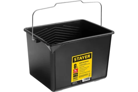 Ведро строительное 8л пластиковое усиленное Stayer Master 06092-08  1