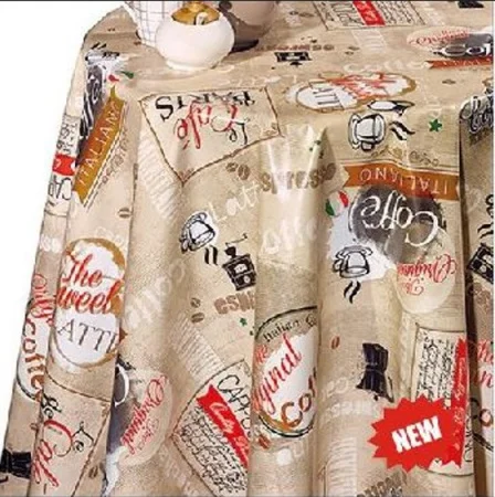 Клеенка 1,4х20м М8659А  кофе на бежевом*1/20