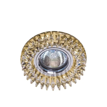 Светильник встраиваемый D2104 CR YL+CL (ЭкономСвет)  1