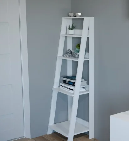 Этажерка Герда Лофт 1416х450х410мм белая