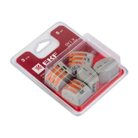 Клемма строительно-монтажная (упак 5 шт) plc-smk-413b EKF