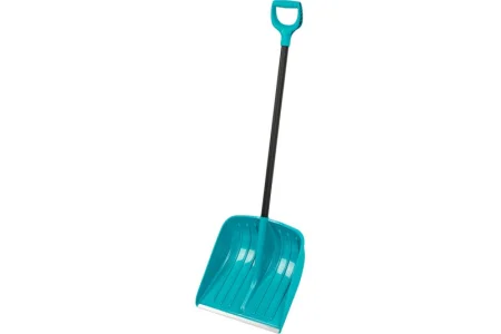 Лопата для уборки снега, полипропилен, 450х450х1355 мм, алюминиевый черенок, LUXE// Palisad