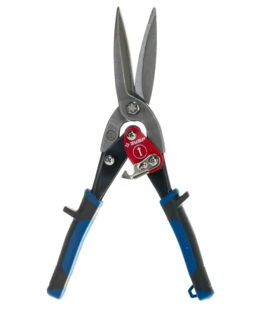 Ножницы по металлу прямые 290мм удлинённые Зубр Профессионал 23130-SL  1