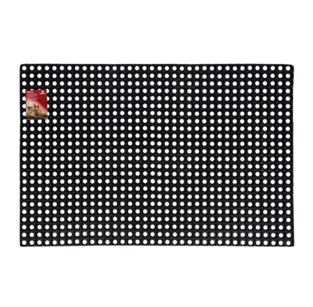 Коврик резиновый ячеистый VORTEX 50х80х1,6см черный 20002 *1*5