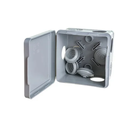 Коробка распаячная ОП 80х80х50мм IP54 7 входов КО-52017080-100-i (Урал ПАК)  1