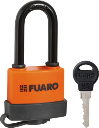 Замок навесной Fuaro PL-WEATHER-3650 LS 3key (PL-3650 LS) удл. дужка, англ.  блистер