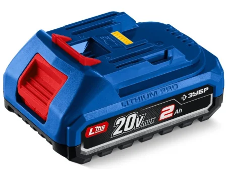 Аккумулятор Зубр Профессионал Power PRO 20В, 2.0Ач, аккумулятор LMS BP-P-20-2  1
