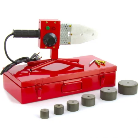 Аппарат сварочный для пластиковых труб Kronwerk KW800 800Вт насадки 20-25-32-40-50-63мм