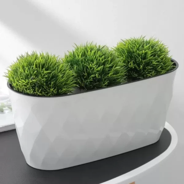 Кашпо для цветов Idiland Laurel 221611129/01 Белый 5л