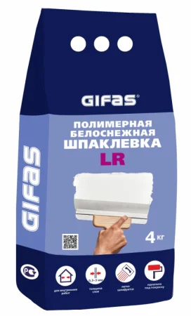 Шпаклевка полимерная Гифас LR 4кг
