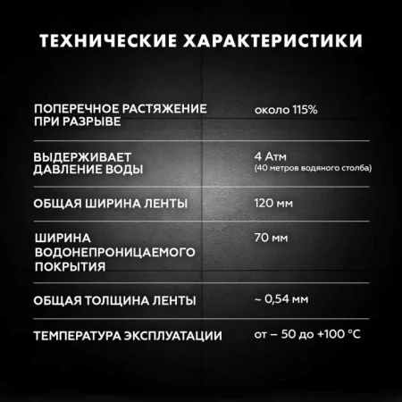 Лента водонепроницаемая для герметизации швов Церезит CL 152 10 м