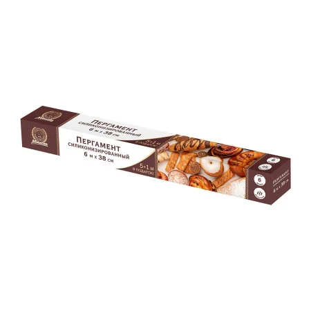 Пергамент антипригарный для выпечки 38см 6м