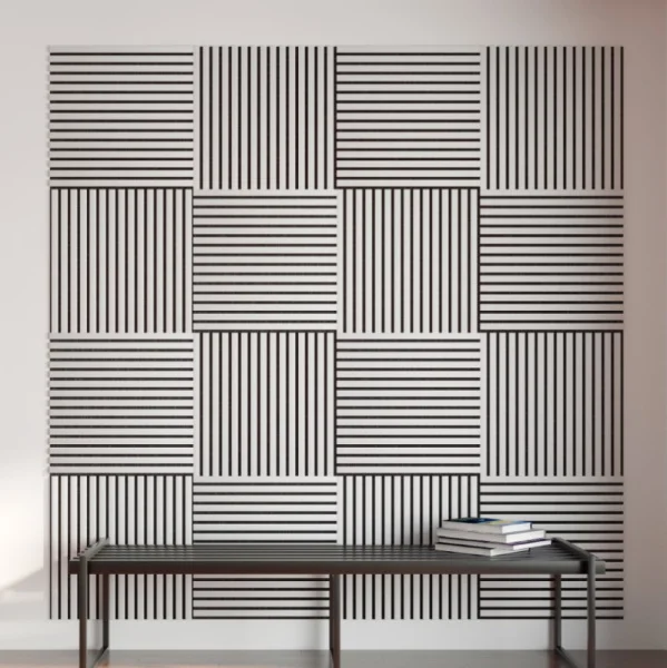 Панель стеновая Акустическая Stella Comfort Standart Белый 600х600х9