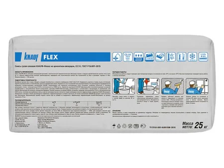 Клей для плитки Кнауф Флекс 25кг