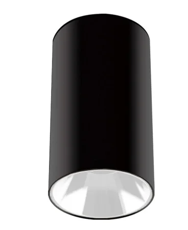 Светильник спот PDL-R 14080 GU10 IP20 230В ДПО накладной BL WH черн 5031425 (JazzWay)  1