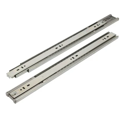 Направляющие шариковые StahlBuro с доводчиком 450х45мм 2шт хром