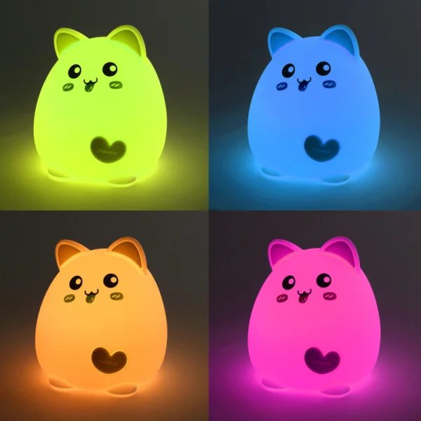 Светильник-ночник NLED-414-2W-BU белый с синим Б0041093 (Эра) *1/24