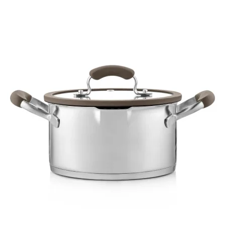 Кастрюля Esprado Sense 2,5л 18х9,5см нерж.сталь с крышкой SENL18GE101  1